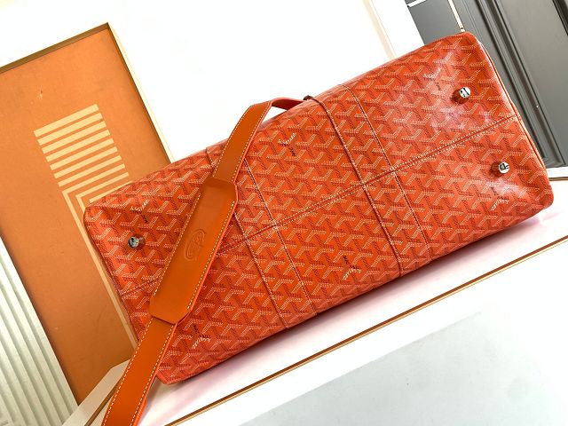 Goyard original canvas boston 45 bag GY0096 orange