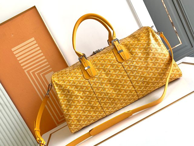 Goyard original canvas boston 45 bag GY0096 yellow