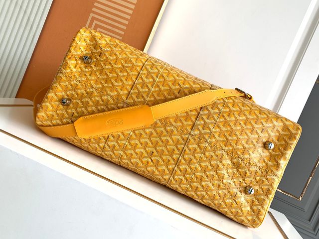 Goyard original canvas boston 45 bag GY0096 yellow