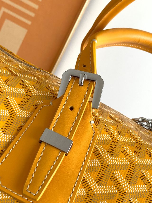 Goyard original canvas boston 45 bag GY0096 yellow