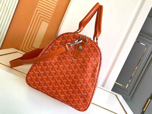 Goyard original canvas boston 50 bag GY0097 orange