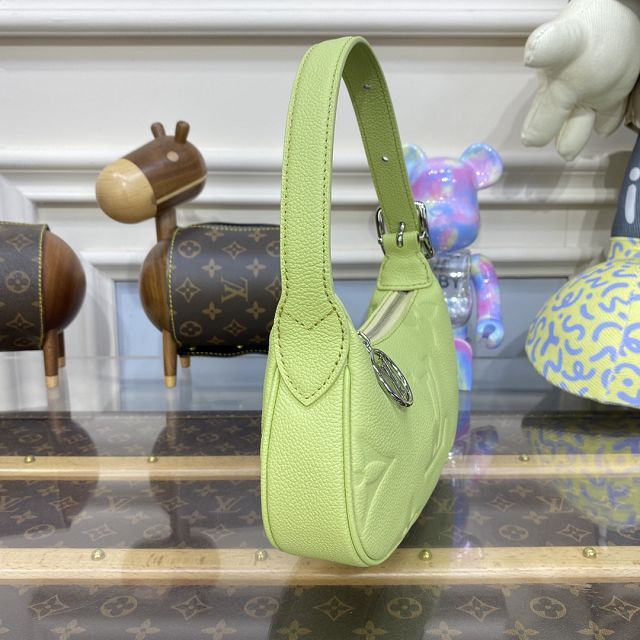 Louis vuitton original calfskin mini moon bag M82425 light green