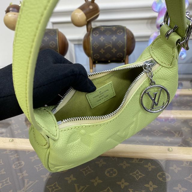 Louis vuitton original calfskin mini moon bag M82425 light green