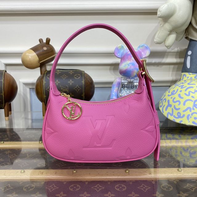 Louis vuitton original calfskin mini moon bag M82487 pink