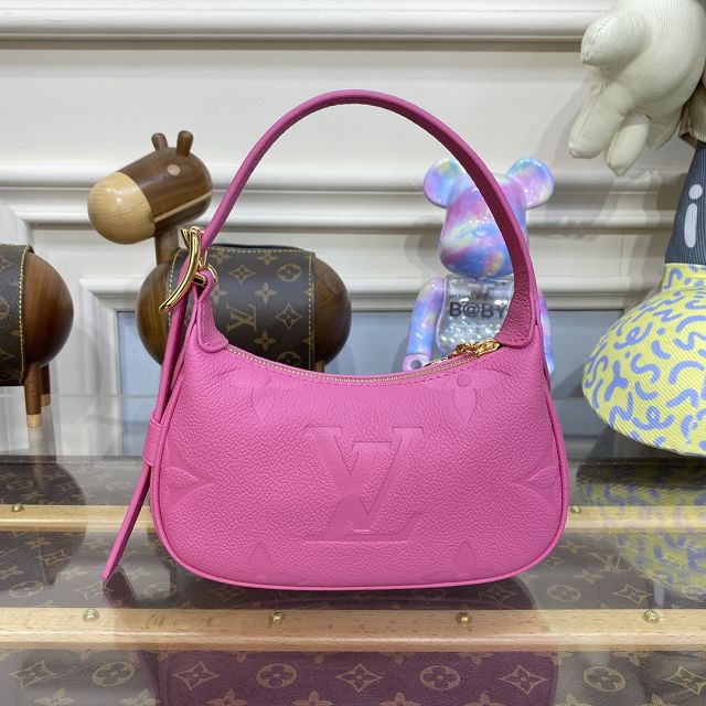 Louis vuitton original calfskin mini moon bag M82487 pink