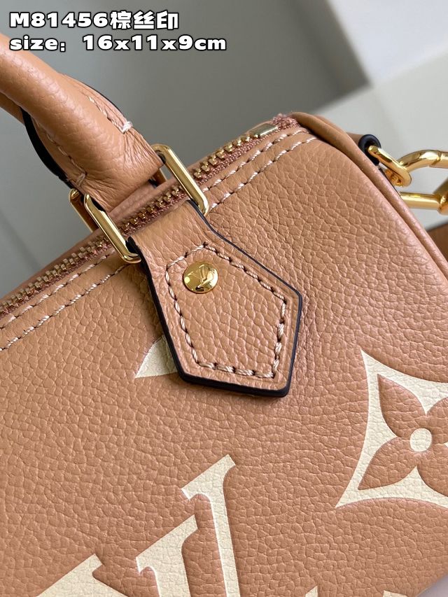 Louis vuitton original calfskin nano speedy M81456 arizona beige