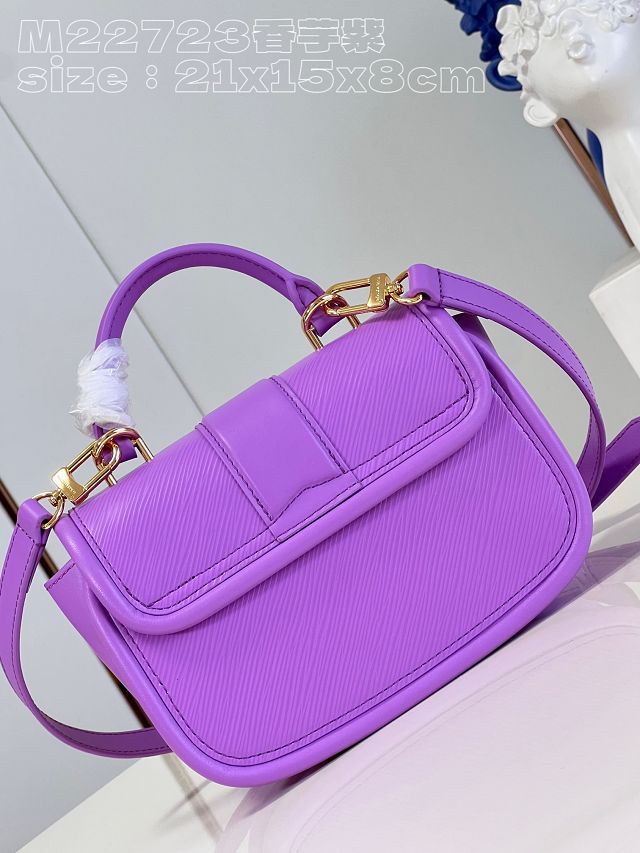 Louis vuitton original epi leather hide&seek bag M22721 purple