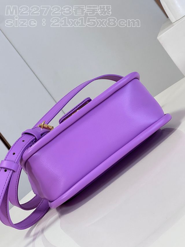 Louis vuitton original epi leather hide&seek bag M22721 purple