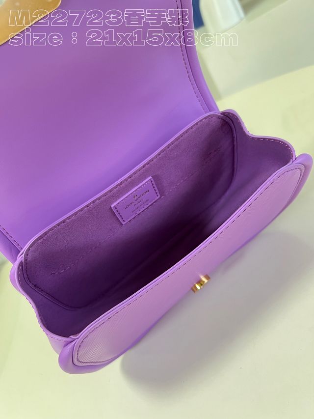 Louis vuitton original epi leather hide&seek bag M22721 purple