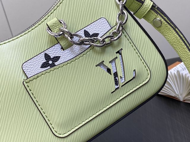 Louis vuitton original epi leather marellini bag M22651 light green