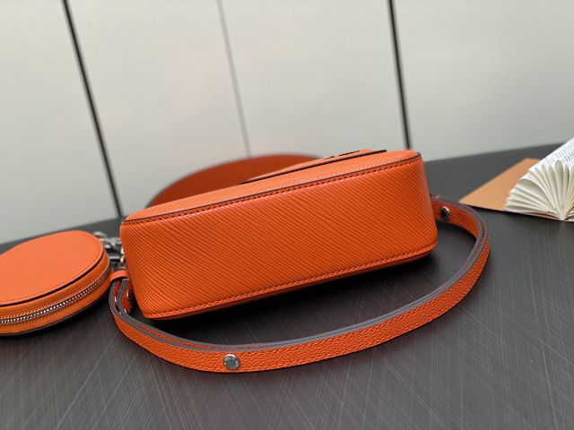 Louis vuitton original epi leather marellini bag M22736 orange