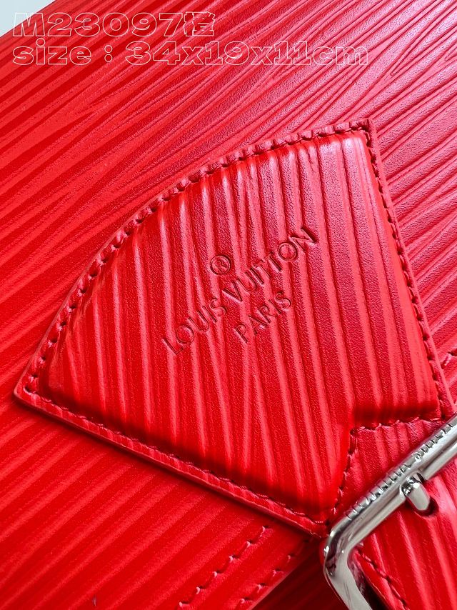 Louis vuitton original epi leather montsouris messenger bag M23097 red