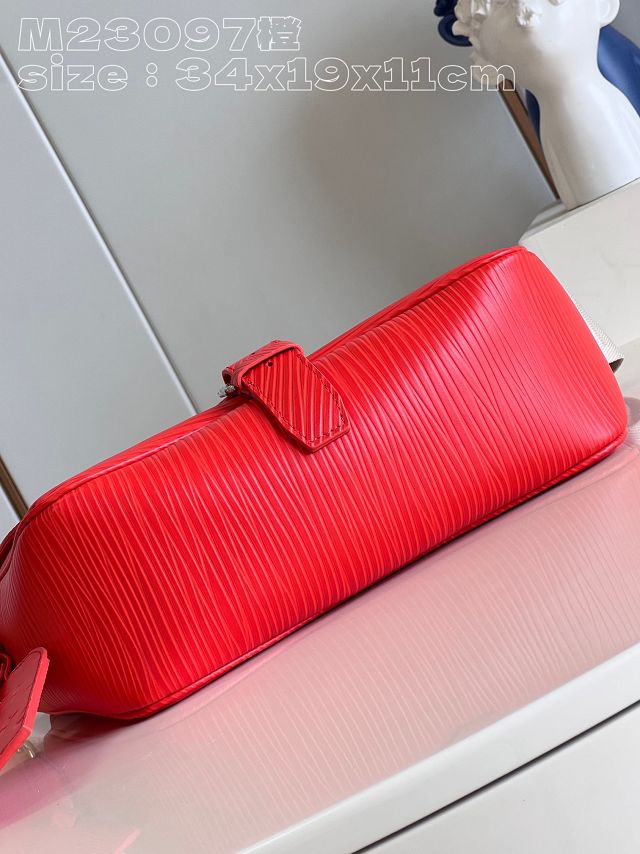 Louis vuitton original epi leather montsouris messenger bag M23097 red