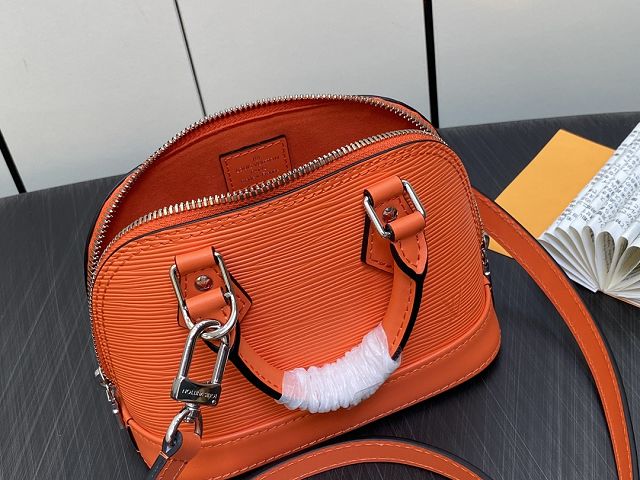 Louis vuitton original epi leather nano alma M82404 orange