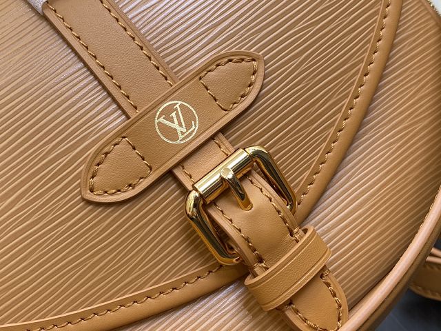 Louis vuitton original epi leather saumur BB M23470 caramel