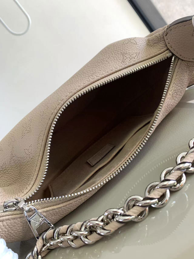 Louis vuitton original mahina leather baia PM M22820 grey