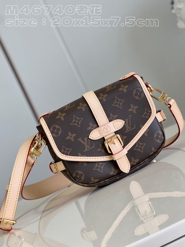 Louis vuitton original monogram canvas saumur BB M23470 