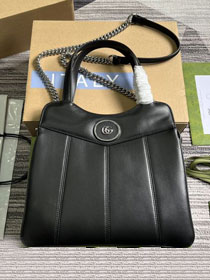 2023 GG original calfskin medium tote bag 745918 black