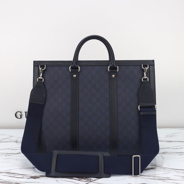 GG original canvas ophidia large tote bag 724665 dark blue