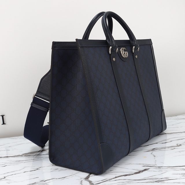 GG original canvas ophidia large tote bag 724665 dark blue