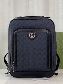 GG original canvas ophidia medium backpack 745718 dark blue