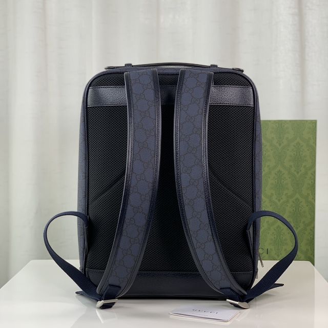 GG original canvas ophidia medium backpack 745718 dark blue