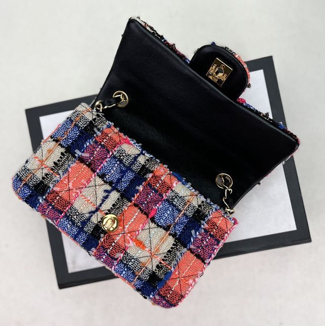 CC original tweed mini flap bag A69900 multicolor