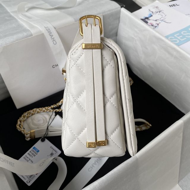 2024 CC original lambskin flap bag AS4353 white