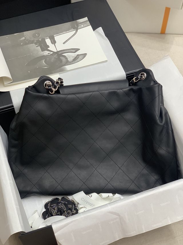 CC original calfskin tote bag AS8450 black