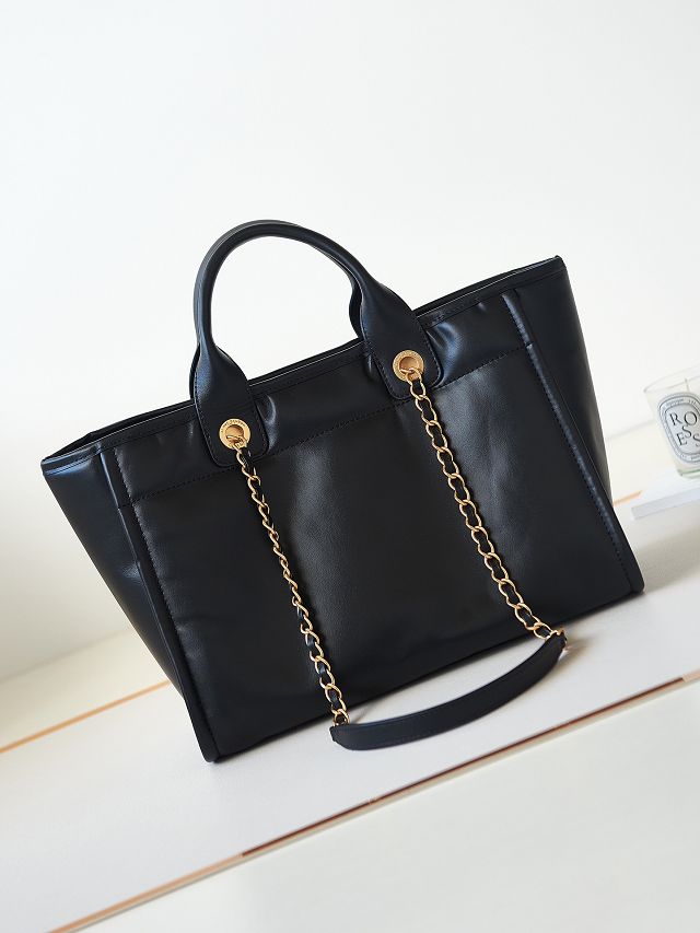 CC original lambskin small shopping bag AS3257 black