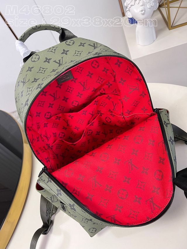 Louis vuitton original monogram canvas discovery backpack PM M46802 green