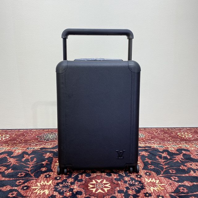 Louis vuitton original calfskin horizon 55 rolling luggage M10240 black