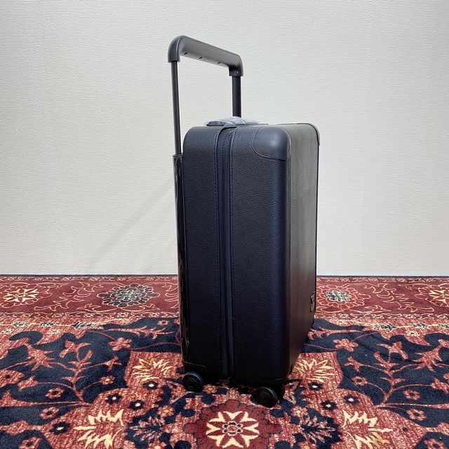 Louis vuitton original calfskin horizon 55 rolling luggage M10240 black