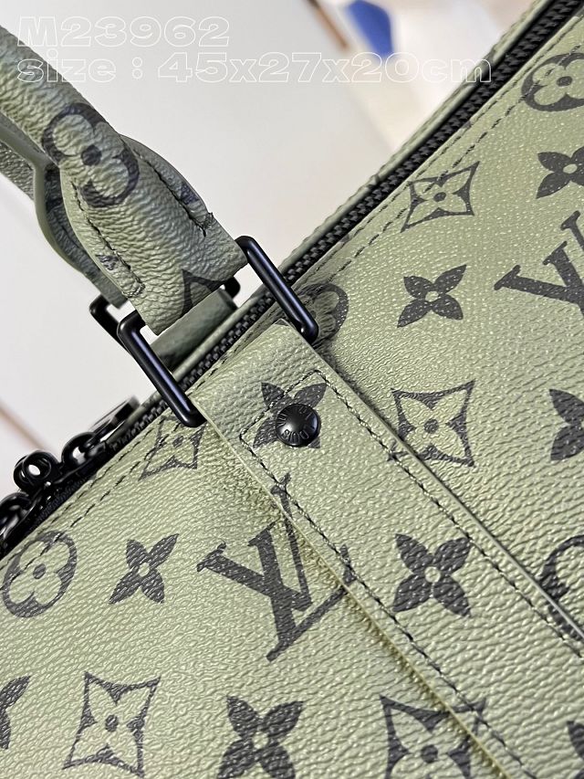 Louis vuitton original monogram canvas keepall 45 M23962 green