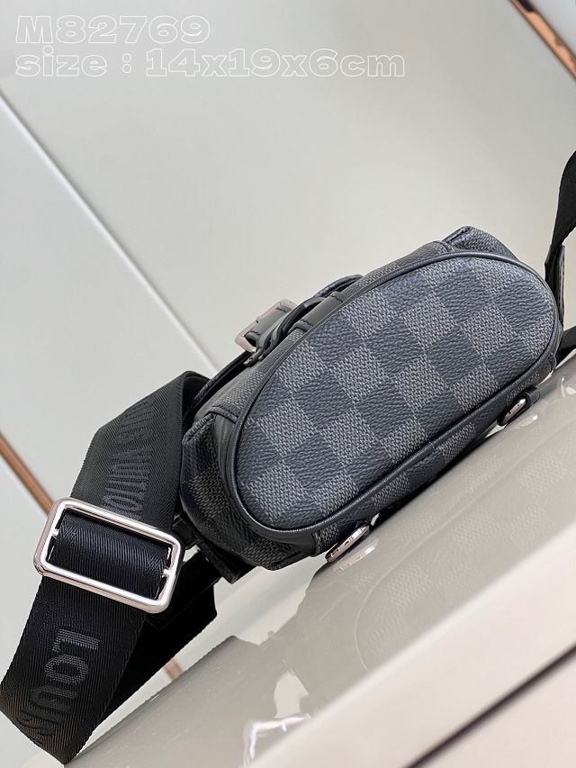 Louis vuitton original damier graphite nano christopher backpack N82761