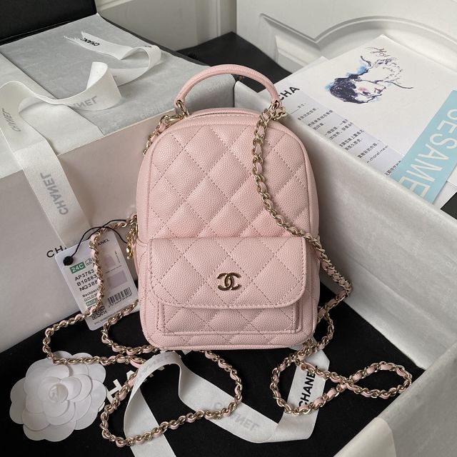 CC original grained calfskin mini backpack AP3753 pink