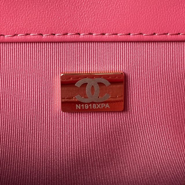 2024 CC original lambskin small tote bag AS4596 pink