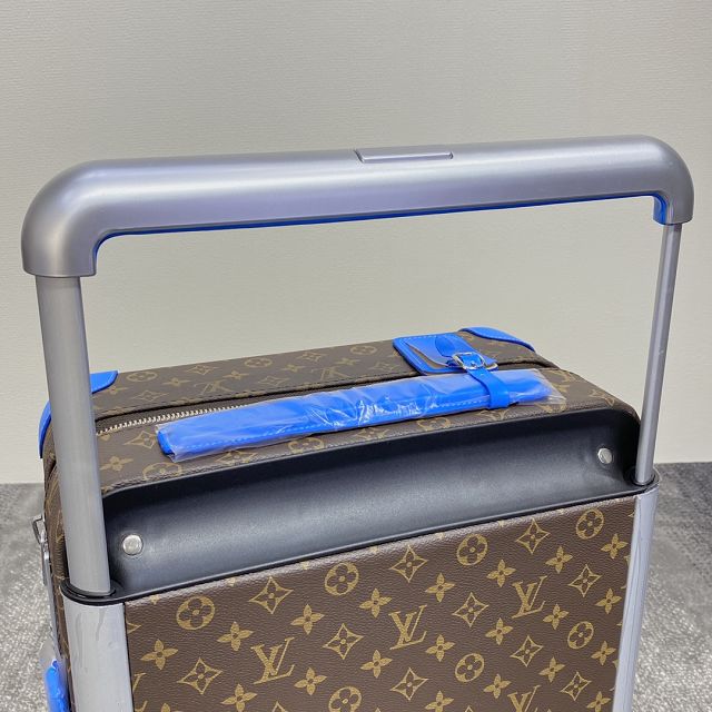 Louis vuitton original monogram canvas horizon 55 rolling luggage M10267 blue