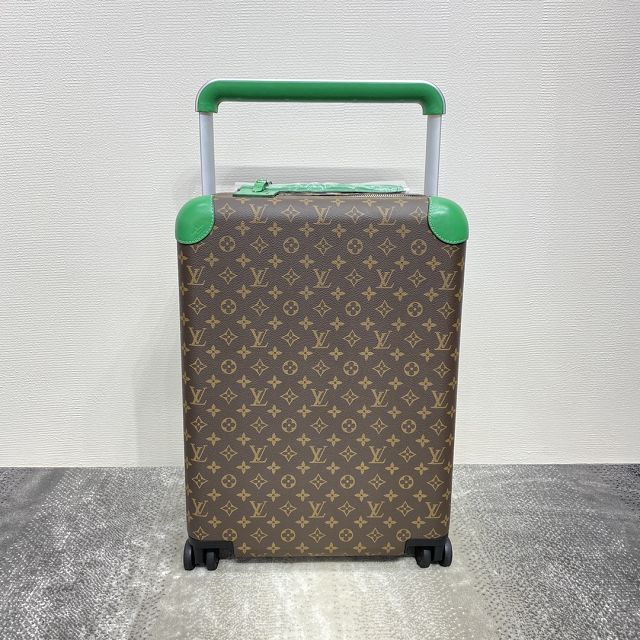 Louis vuitton original monogram canvas horizon 55 rolling luggage M10267 green