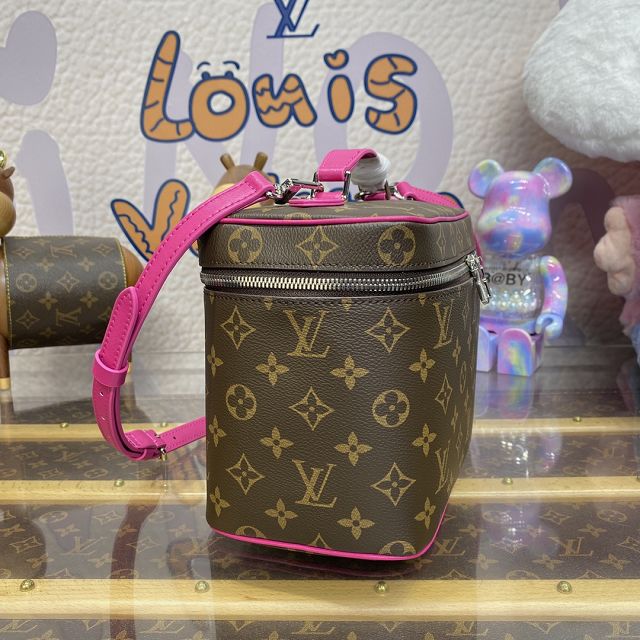 Louis vuitton original monogram nice BB cosmetic case M42265 pink