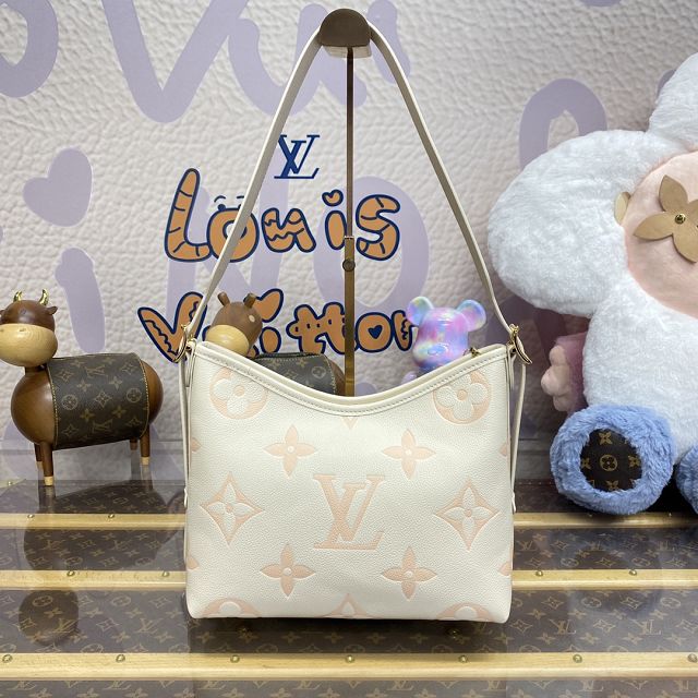 Louis vuitton original calfskin carryAll pm M46288 white&chamallow	