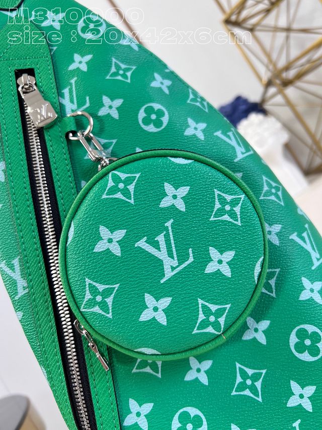 Louis vuitton original monogram canvas duo slingbag M31000 green