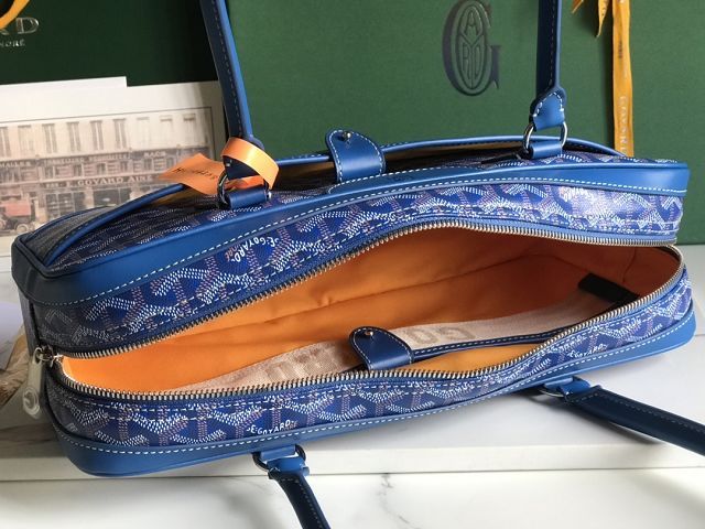 Goyard original canvas baguette bag GY0100 blue