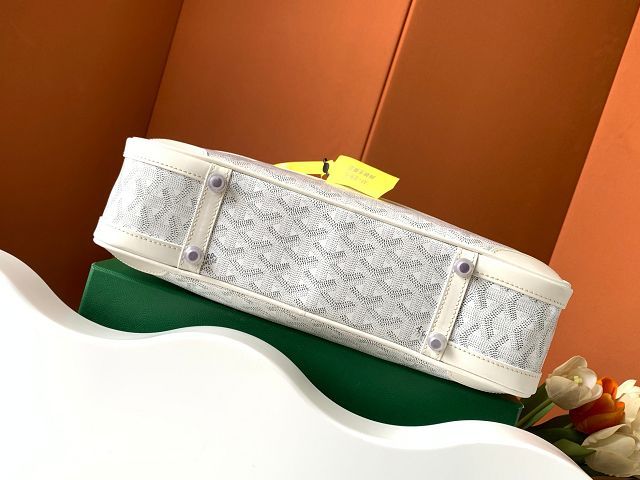 Goyard original canvas baguette bag GY0100 white