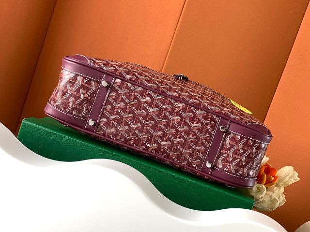 Goyard original canvas bowling bag GY0099 burgundy