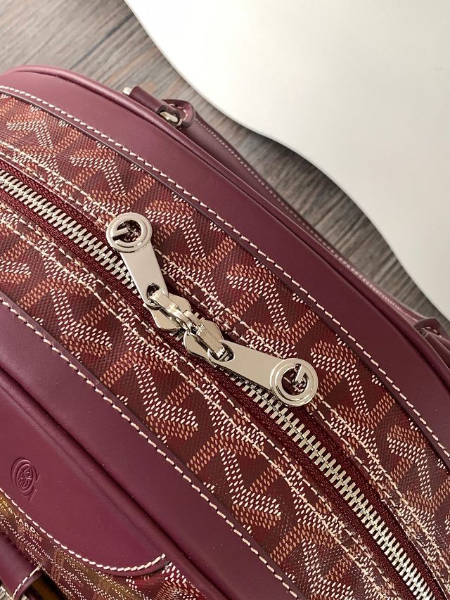 Goyard original canvas bowling bag GY0099 burgundy