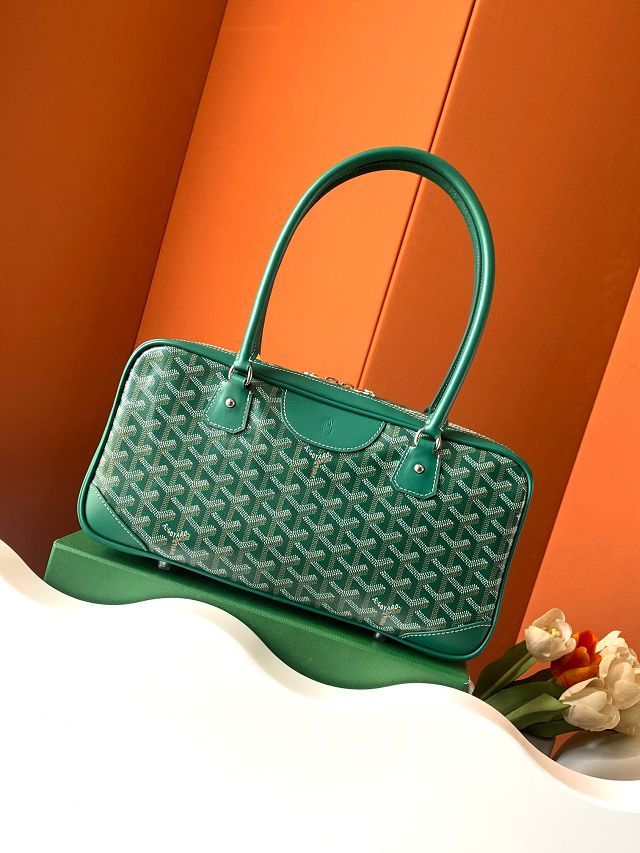 Goyard original canvas baguette bag GY0100 green