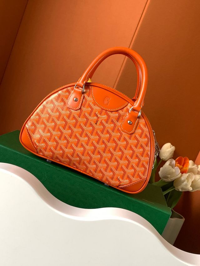 Goyard original canvas small bowling bag GY0098 orange