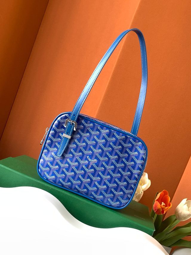 Goyard original canvas small shoulder bag GY0101 blue