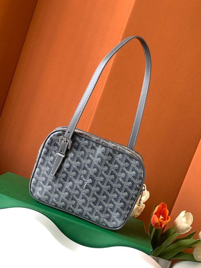 Goyard original canvas small shoulder bag GY0101 grey